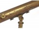 Old brass telescope Sun Son Optician Paris XIXth century