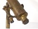 Old brass telescope Sun Son Optician Paris XIXth century