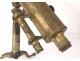 Old brass telescope Sun Son Optician Paris XIXth century