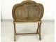 gilded wood magazine rack cane Napoleon III nineteenth century