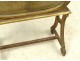 gilded wood magazine rack cane Napoleon III nineteenth century