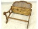 gilded wood magazine rack cane Napoleon III nineteenth century