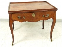 Louis XV carved wood table ormolu curved legs eighteenth century