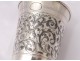 Small cup cup vodka Russian sterling silver inlaid Moscow 69gr nineteenth