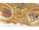 Blason wood golden arms Cardinal Boyer Clermont-Ferrand bishop nineteenth