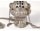 Censer solid silver Minerva Renaud foliage silversmith silver censer nineteenth