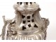 Censer solid silver Minerva Renaud foliage silversmith silver censer nineteenth