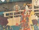 Print Japanese Ukiyo-e Utagawa Kuniyoshi women coutisanes Edo Oiran 19th