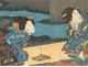 Print Japanese Ukiyo-e Utagawa Kuniyoshi women coutisanes Edo Oiran 19th