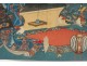 Print Japanese Ukiyo-e Utagawa Kuniyoshi women coutisanes Edo Oiran 19th