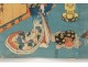 Ukiyo-e Woodblock Utagawa Kunisada III Toyoshi coutisanes Oiran 19th