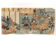 Ukiyo-e Woodblock Utagawa Kunisada III Toyoshi samurai XIX women