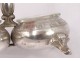 Russian silver salt shaker salerons St. Petersburg A.Riedel 1895 XIX