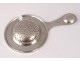 Tea strainer silver Russian St. Petersburg goldsmith PJS silver 60gr 19th