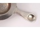 Tea strainer silver Russian St. Petersburg goldsmith PJS silver 60gr 19th