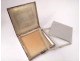 Compact silver box Minerva beveled mirror silver nineteenth century