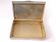 Snuffbox German silver box silver 140gr nineteenth century Germany