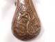 Powder horn EXTENDS copper brass monkey tree BA nineteenth century Paris