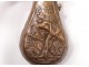 Powder horn EXTENDS copper brass monkey tree BA nineteenth century Paris