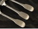 3 sterling silver flatware Farmers General 224g 18th