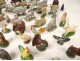 Lot 77 figurines alu animals farm characters cows pigs horses XXè