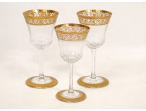 3 stemware crital St. Louis 19th