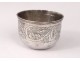 Small charka vase glass Charka silver solid silver silver cup 18gr 18th XIXth