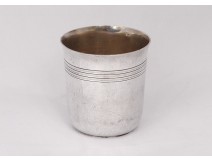 Sterling silver timbale beaker Minerva sterling silver 99gr 20th century