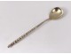 Russian silver caviar spoon silver Moscow silver 1883 12gr XIXth