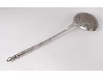 Solid silver caviar spoon Russian silver Moscow silver spoon 64gr XIX