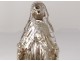 Statuette of the Virgin Mary of Eglomised Glass XIXth century