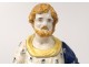 Statuette faience HB Quimper Saint-Joseph XIXth century