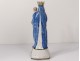 Statuette Virgin Child Jesus Saint Mary faience Quimper XIXth century