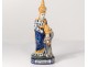 Small statuette faience HB Quimper Sainte-Anne Marie XIXth century