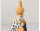 Small statuette faience HB Quimper Sainte-Anne Marie XIXth century