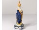 Small statuette faience HB Quimper Sainte-Anne Marie XIXth century