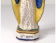 Statuette of the Holy Virgin Mary faience Quimper XIXth century