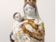 Madonna of childbirth faience Nevers Child Jesus Saint Mary XVIII XIXth c.