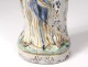 Madonna of childbirth faience Nevers Child Jesus Saint Mary XVIII XIXth c.