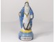 Statuette faience Saint-Philomène marine anchor XXth century