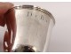 Curon small goblet solid silver Farmers General 31gr silver XVIIIème