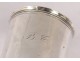 Large timpani silver cup Vieillard Paris 103gr silver XIXth