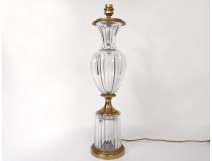 Lamp base Empire baluster vase crystal gilt bronze 20th century