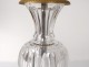 Lamp base Empire baluster vase crystal gilt bronze 20th century