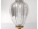 Lamp base Empire baluster vase crystal gilt bronze 20th century