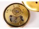 Pocket watch with 18K gold plated 18K daytime watch 18th century watch