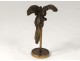 Small sculpture subject bronze parrot perchoir oiseau XIXème siècle