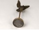 Small sculpture subject bronze parrot perchoir oiseau XIXème siècle