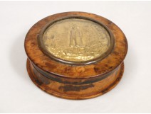 Round Box Magnifier Elm Exile Napoleon Bonaparte nineteenth