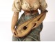 Sculpture Player Mandolin Mignon The Guluche Hanne Isle of Adam Earth XIXth